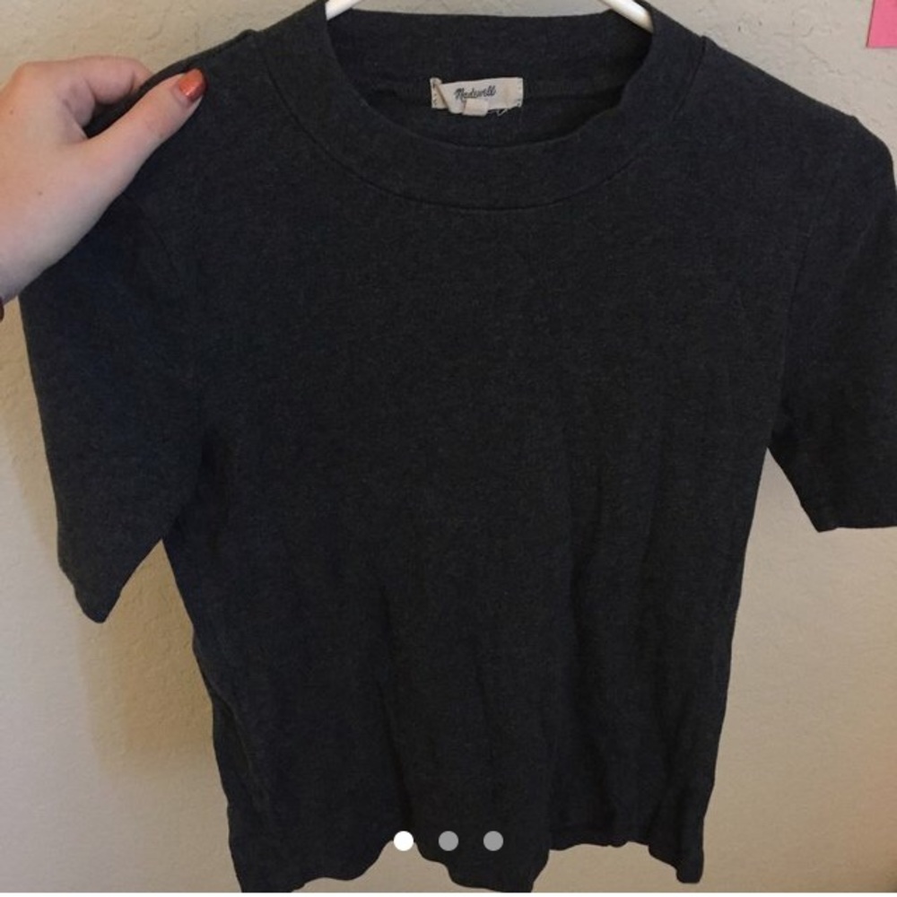 Made well gray high neck top